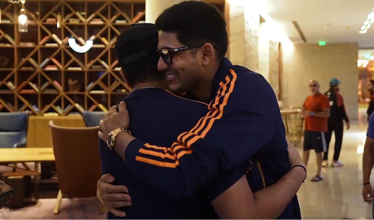 Shubman Gill with Rohit Sharma