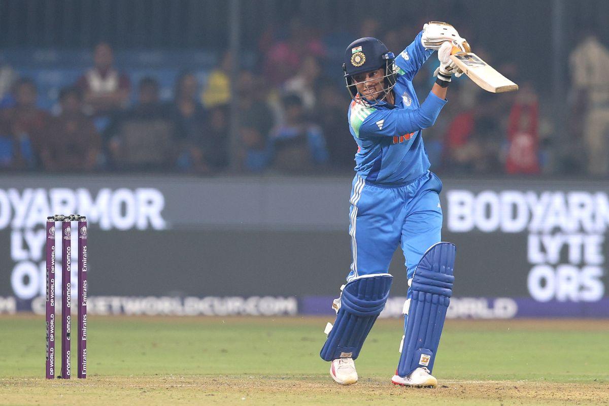 Smriti Mandhana played well to make 88 before a rash shot brought about her dismissal and opened the floodgates