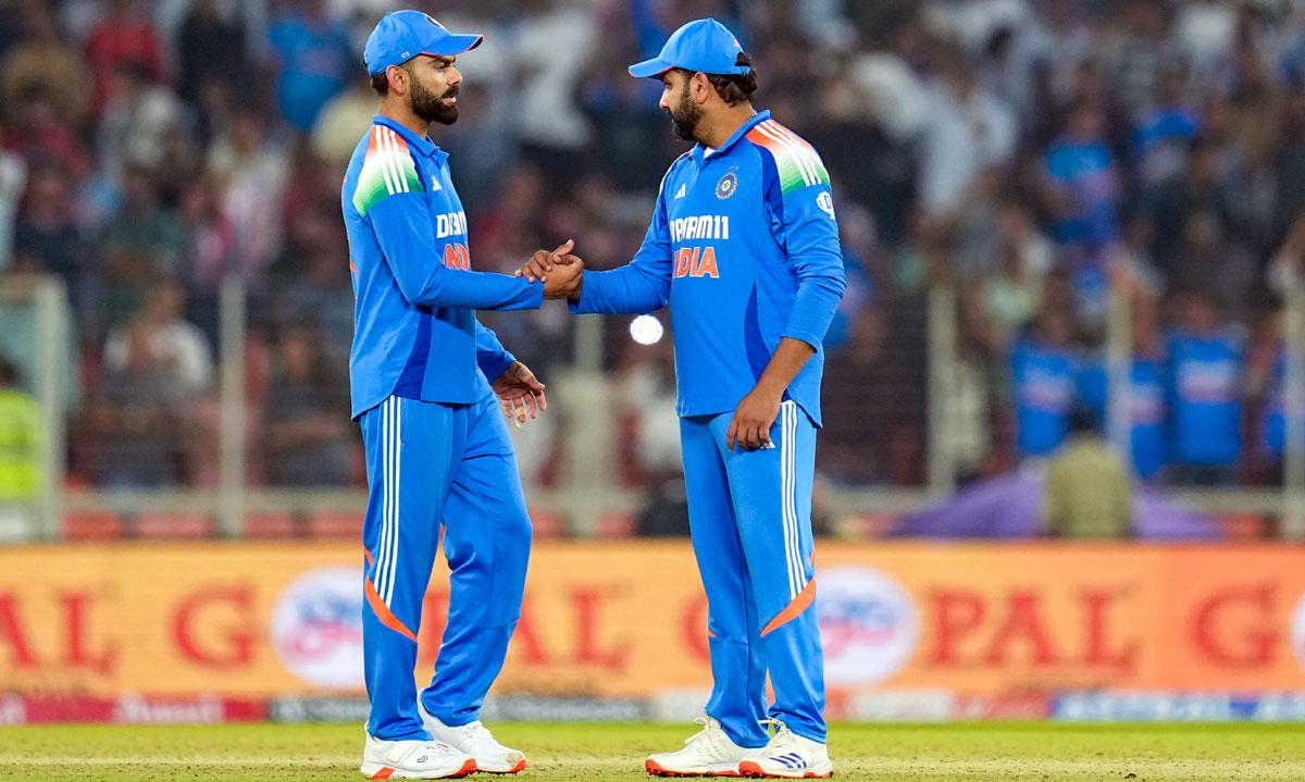 Virat Kohli with Rohit Sharma Virat Kohli with Rohit Sharma