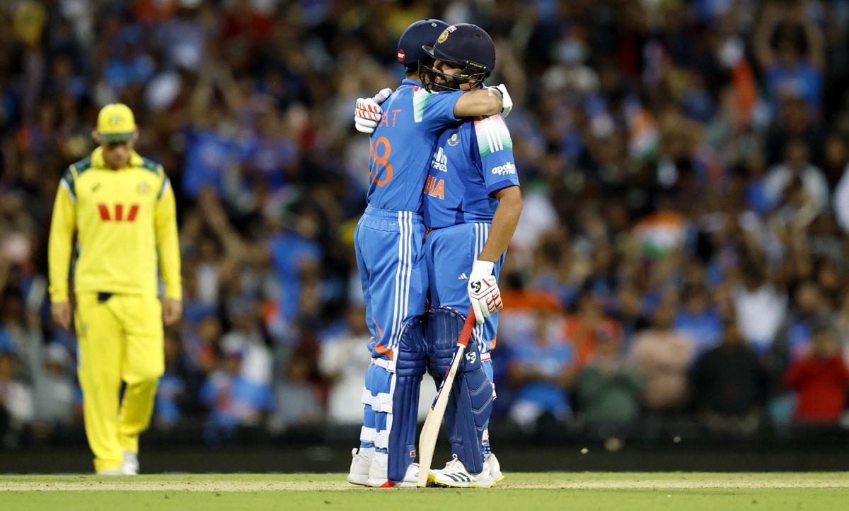 Virat Kohli with Rohit Sharma