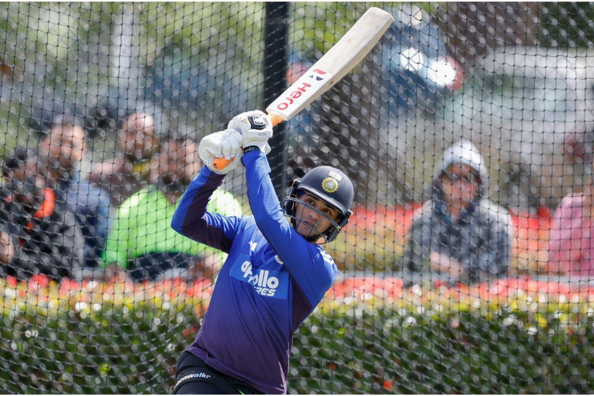 Abhishek Sharma goes big in the nets
