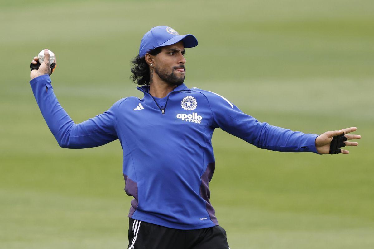Tilak Varma in action in the nets