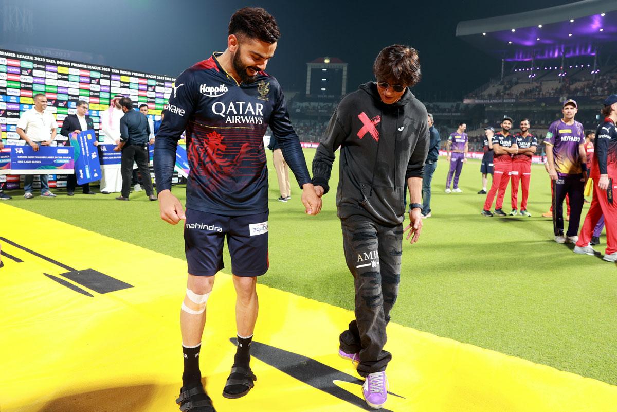 Shah Rukh Khan con Virat Kohli Shah Rukh Khan con Virat Kohli