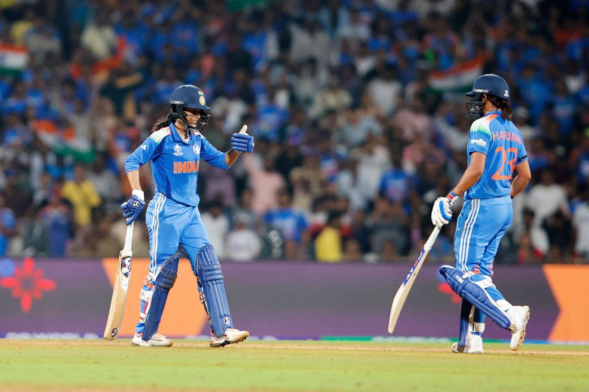 Harmanpreet Kaur and Jemimah Rodrigues put on a 167-run partnership to help India chase down a historic 339 in the semi-final against Australia on Thursday