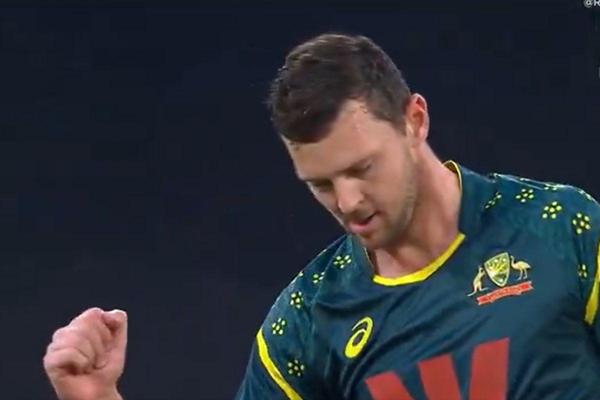 Josh Hazlewood was at his accurate best as he scalped three wickets to derail India's innings from the outset