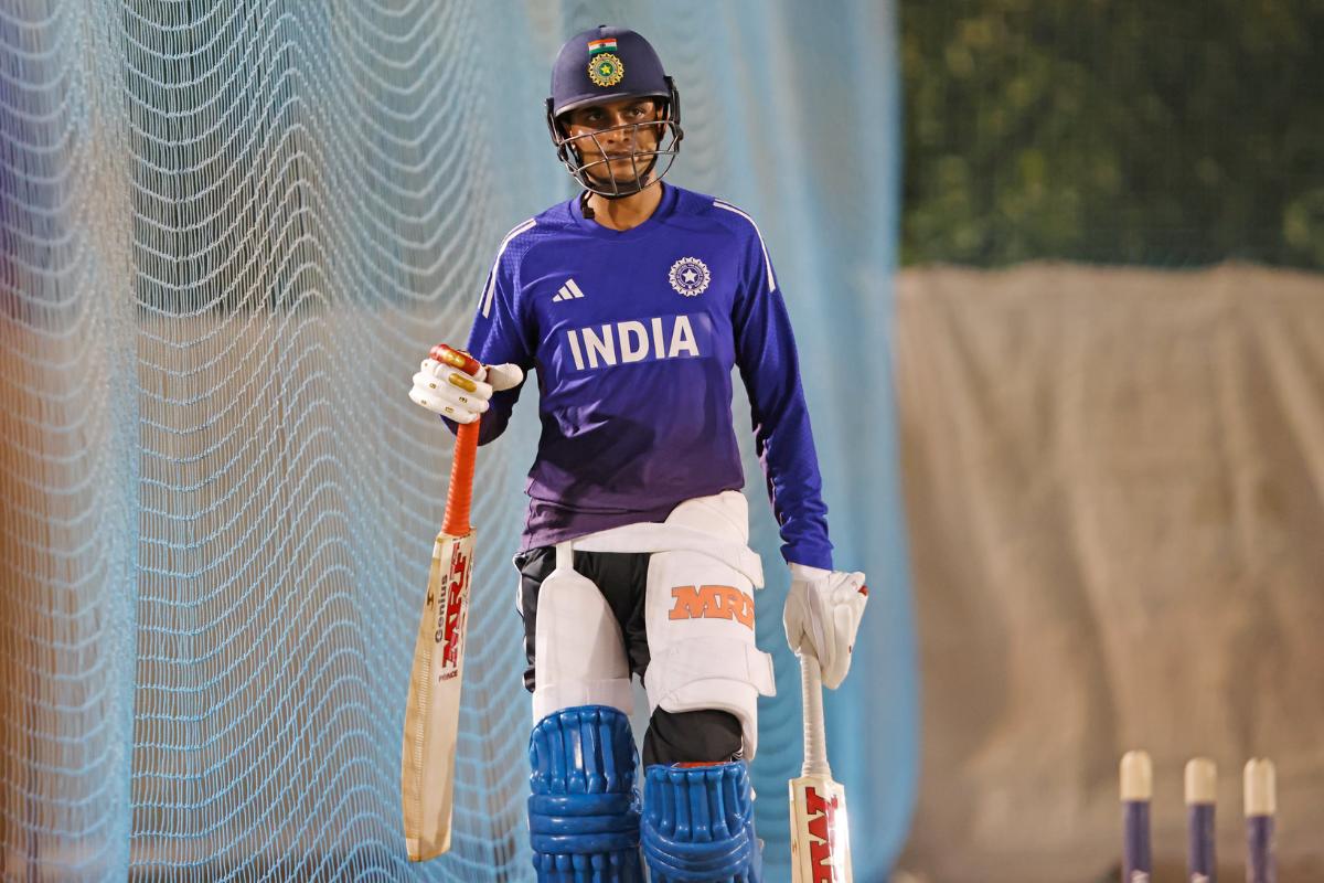 India''s Shubman Gill at a nets session ahead of their Asia Cup campaign starting against UAE on Wednesday, September 10