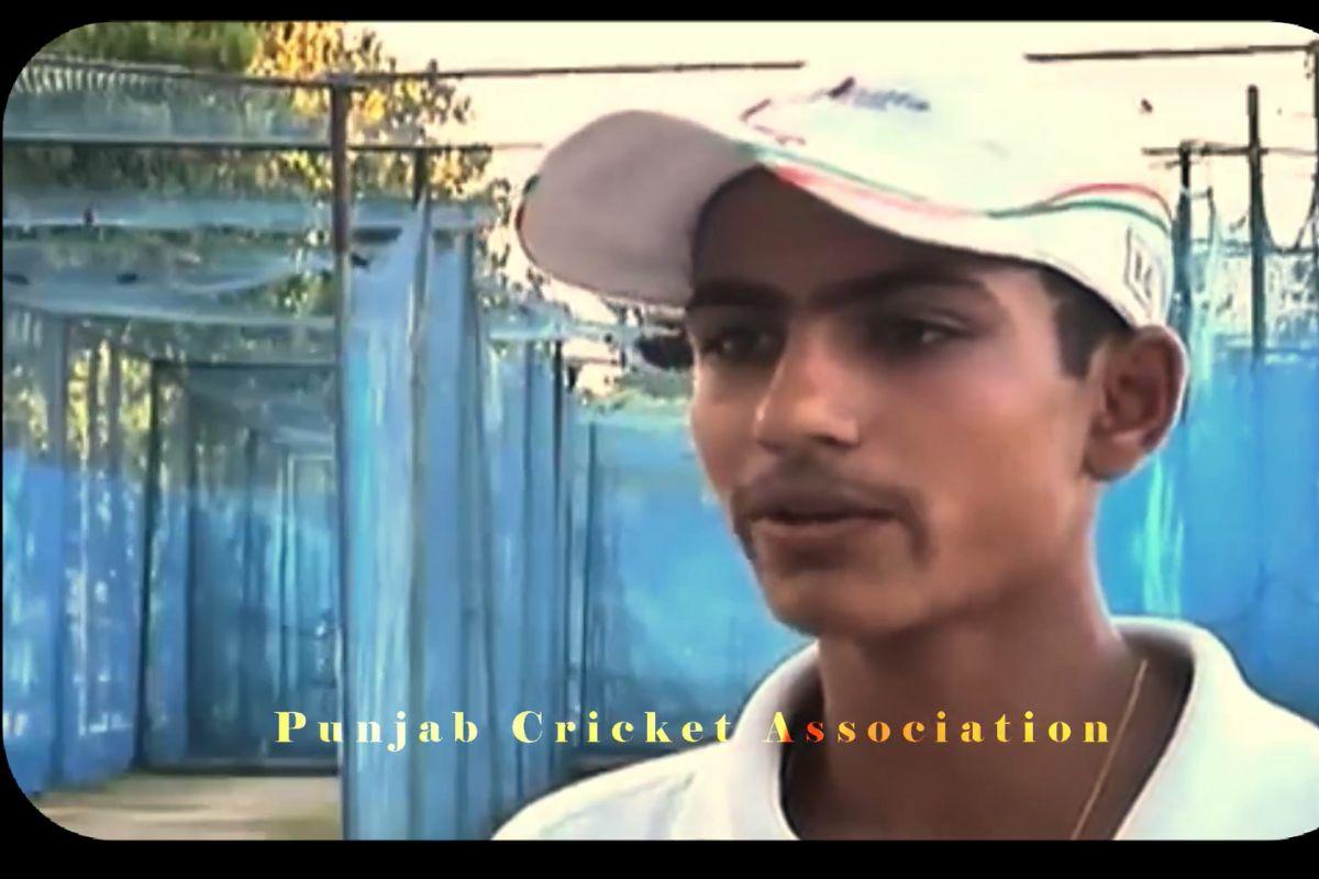 Shubman Glll in his teens