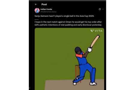 Sanju Samson support tweet