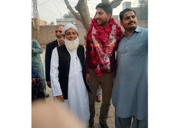UAE’s Pakistan-born Junaid Siddique received a warm welcome from his fellow villagers when he returned to Multan after his brilliant show in the Dubai T10 tournament in 2021
