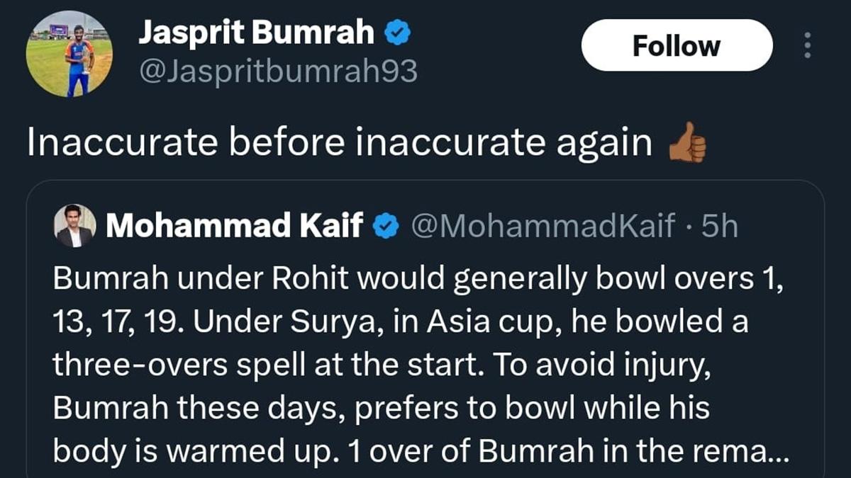 Bumrah