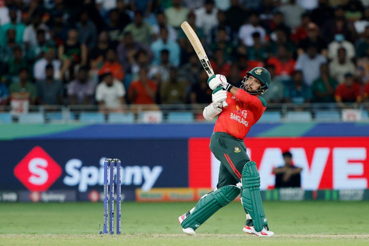 Bangladesh's Parvez Hossain Emon was out for a duck in the Super 4s match against Pakistan of the Asia Cup 2025, at Dubai International Cricket Stadium in Dubai on Thursday