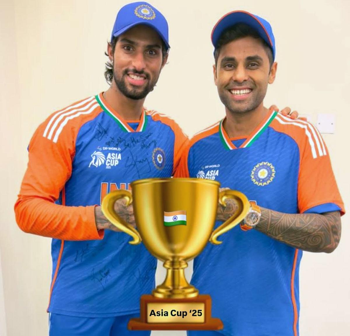 Suryakumar Yadav with Tilak Varma Suryakumar Yadav with Tilak Varma