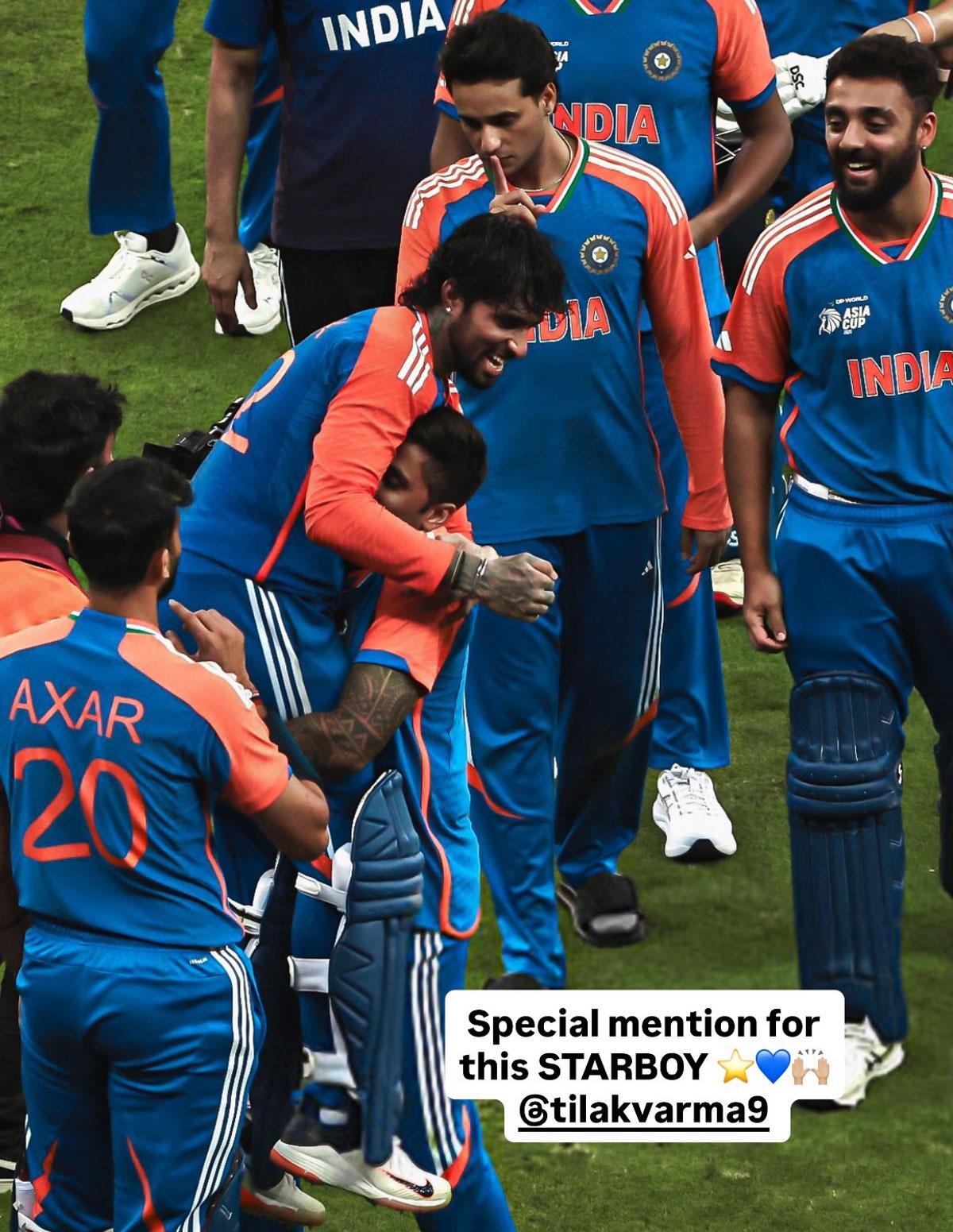 Suryakumar Yadav with Tilak Varma Suryakumar Yadav with Tilak Varma