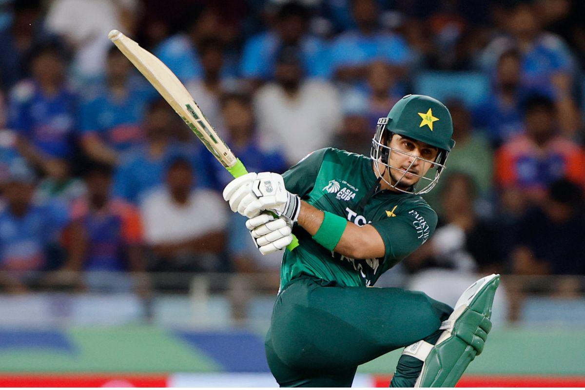 Saim Ayub scored 21 off 17 before being dismissed by Shivam Dube