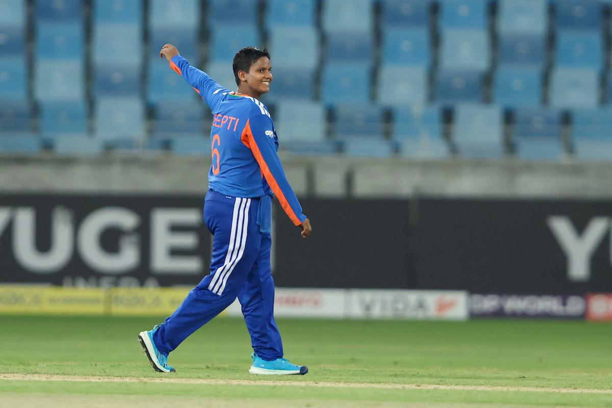 Deepti Sharma becomes leading wicket-taker in women's T20Is