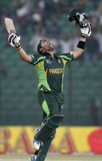 Akmal ton sets up 72-run win for Pakistan - Rediff Cricket