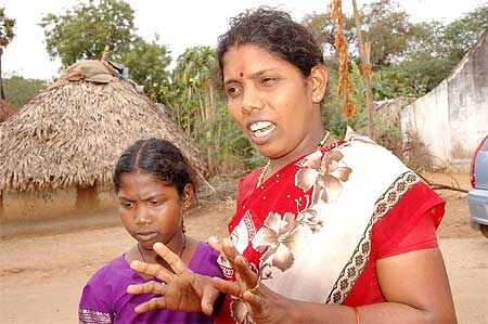 Suguna, like most of the villagers, bears the brunt of backwardness