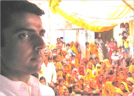 Sachin Pilot meets voters in Ajmer