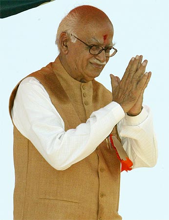 Bharaitya Janata Party leader L K Advani.