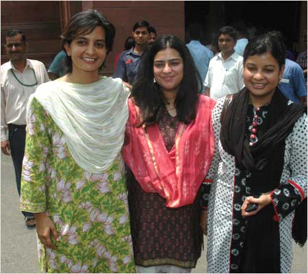 Jyoti Mirdha, Shruti Choudhary and Mausam Noor, three young first-time MPs