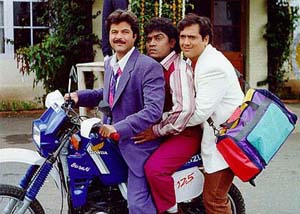 Anil, Govinda, Johny Lever.