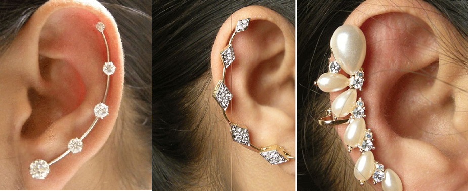Earcuffs for modern and trendy look