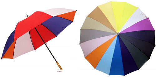 Multi-coloured Umbrellas