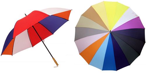 Multi-coloured Umbrellas