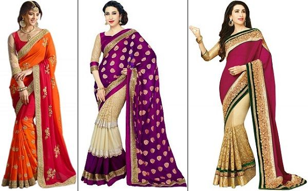 Designer sarees for reception