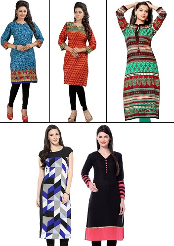 Crepe Kurtis