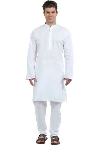 White Kurta Pajama Set