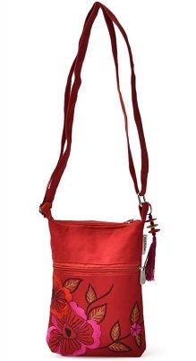 Red sling bag