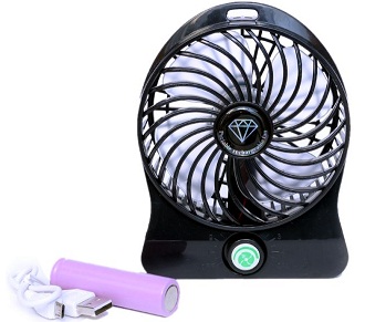 Power Bank with Mini Fan