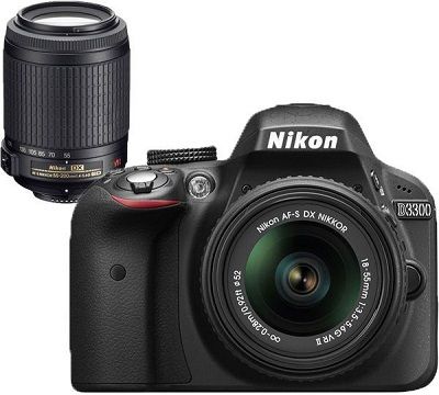 Nikon D3300 DSLR with Lens