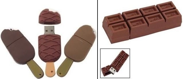 Chocolate and ice cream pen drive