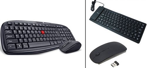 Wireless keyboard mouse combo