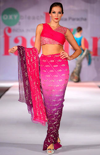 Latest fashion week: From hot minis to sensual saris