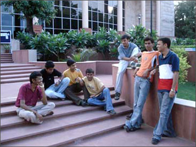 Students at the IIT-Roorkee campus