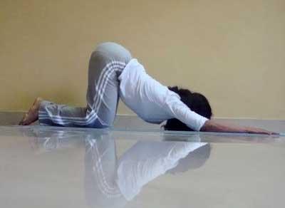 Marjariasana (Cat stretch, variation)