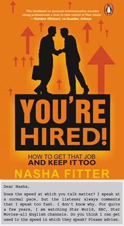 Cover: You're Hired!, sample email
