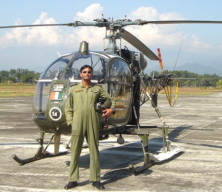 Flying instructor Lieutenant Colonel (retd) Gourav Ray, an ISB alumni