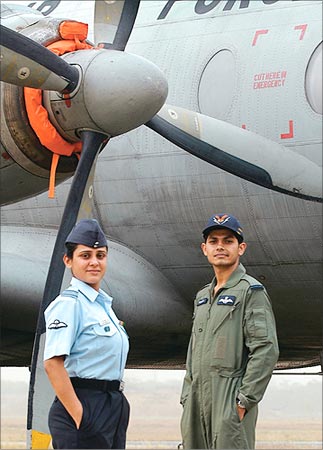 Squadron Leader Asha Vashisht and Flying Officer Nitin Raj say the Air Force is full of thrill