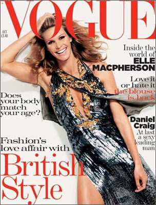 Cover of <I>Vogue</I> magazine