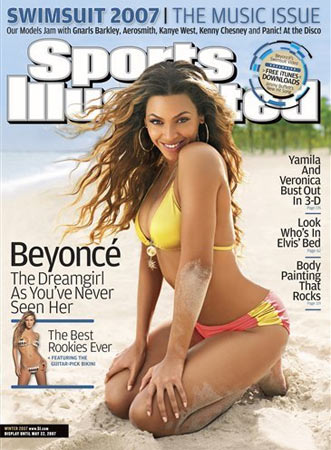 Beyonce on Sports Illustrated cover
