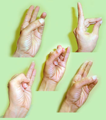 The hands play a dominant role in the brain map, and mudras exploit that.