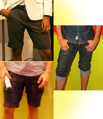 Off-ramp trends: Men in shorts