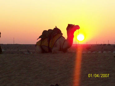 Sunset at Sam, Jaisalmer