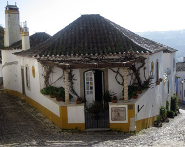 The walled town of Obidos