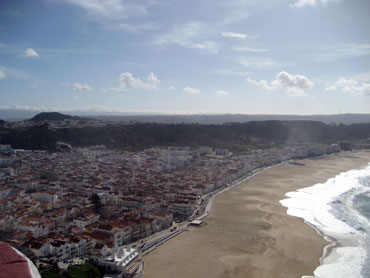 Nazare, a picturesque seaside town
