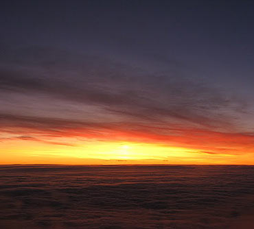 Sunrise over the United Kingdom